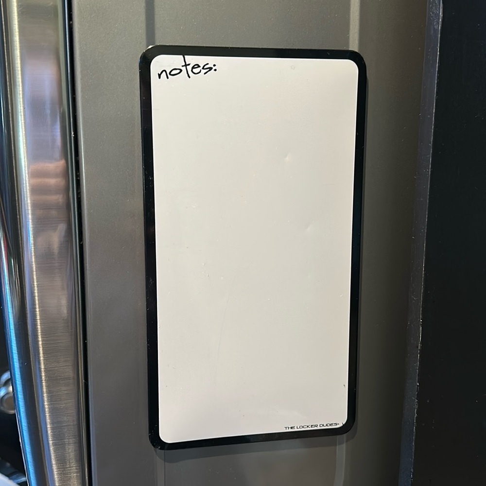 Locker sized dry erase board
